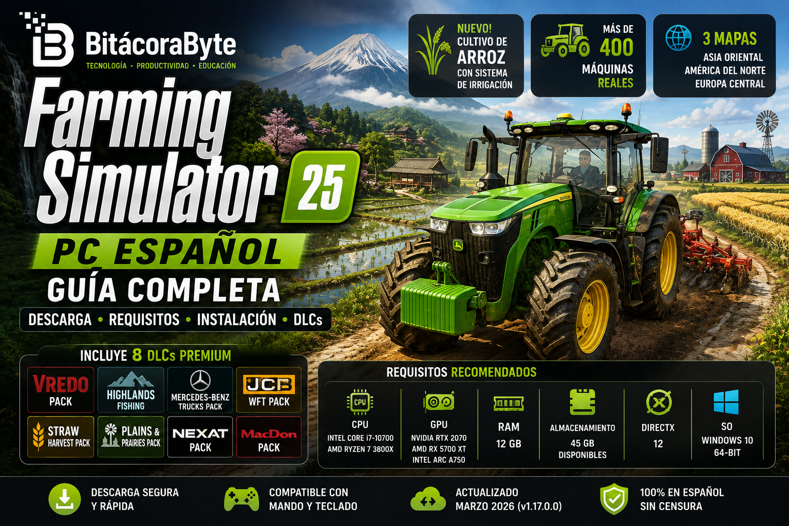 Farming Simulator 25 PC Español