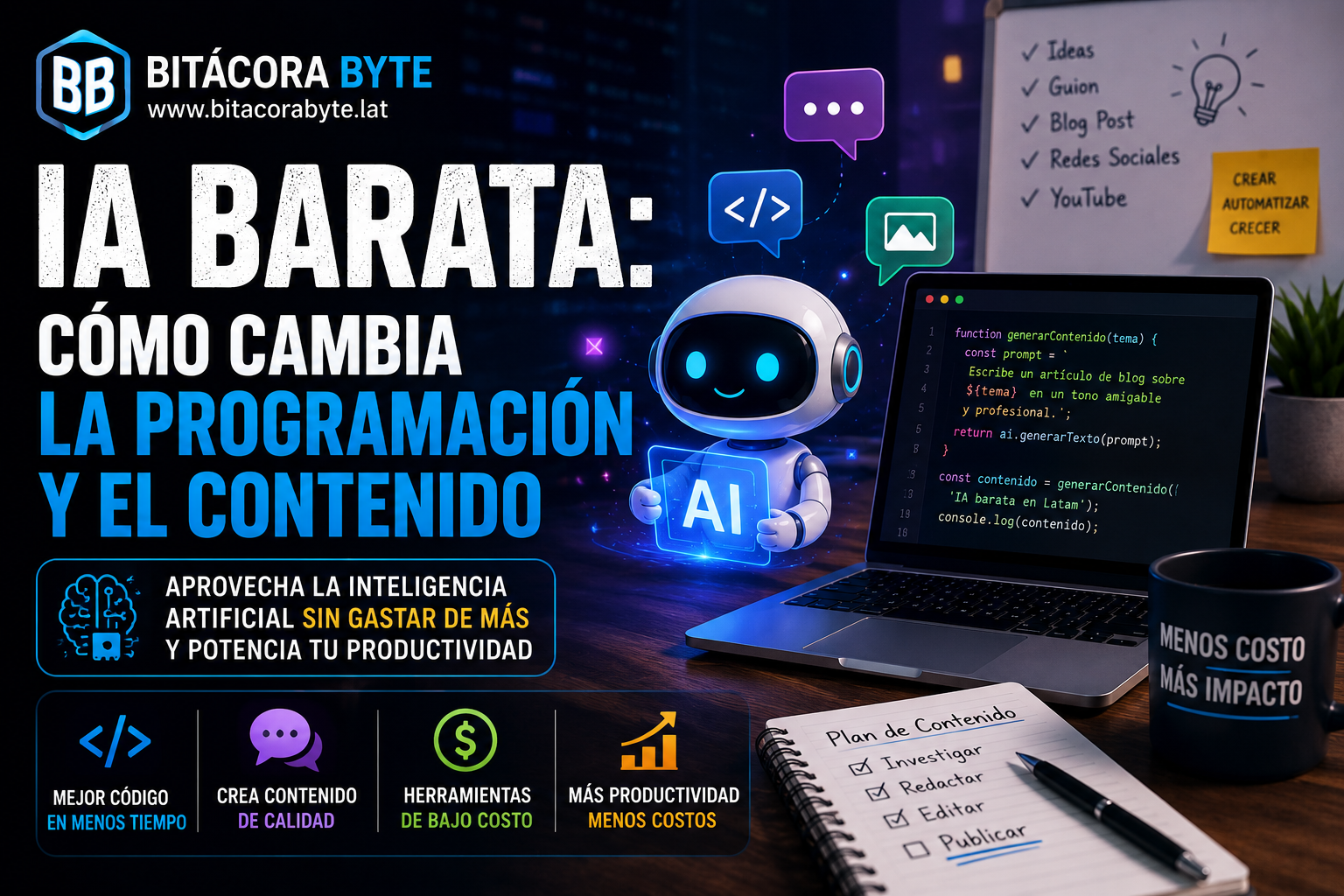 Cómo la IA barata está cambiando la forma de programar y crear contenido